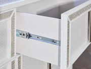 Chalanna - Dresser And Mirror - White - R&R Furniture Gallery (Fountain Valley, CA)