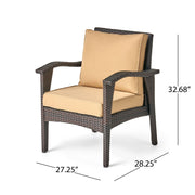 Honolulu - Wicker Set Outdoor Seating - R&R Furniture Gallery (Fountain Valley, CA)