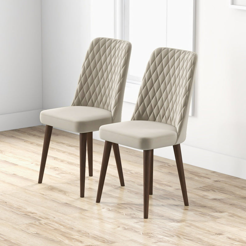 Katie - Mid-Century Modern Dining Chair (Set of 2) - R&R Furniture Gallery (Fountain Valley, CA)
