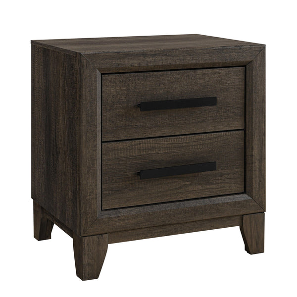Harry - Nightstand With 2 Drawers - Brown