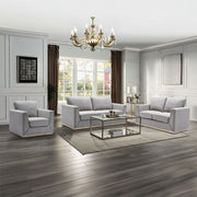 Valin - Chair - Gray Linen - R&R Furniture Gallery (Fountain Valley, CA)