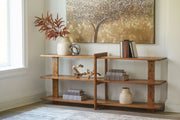 Fayemour - Console Sofa Table - Brown - R&R Furniture Gallery (Fountain Valley, CA)