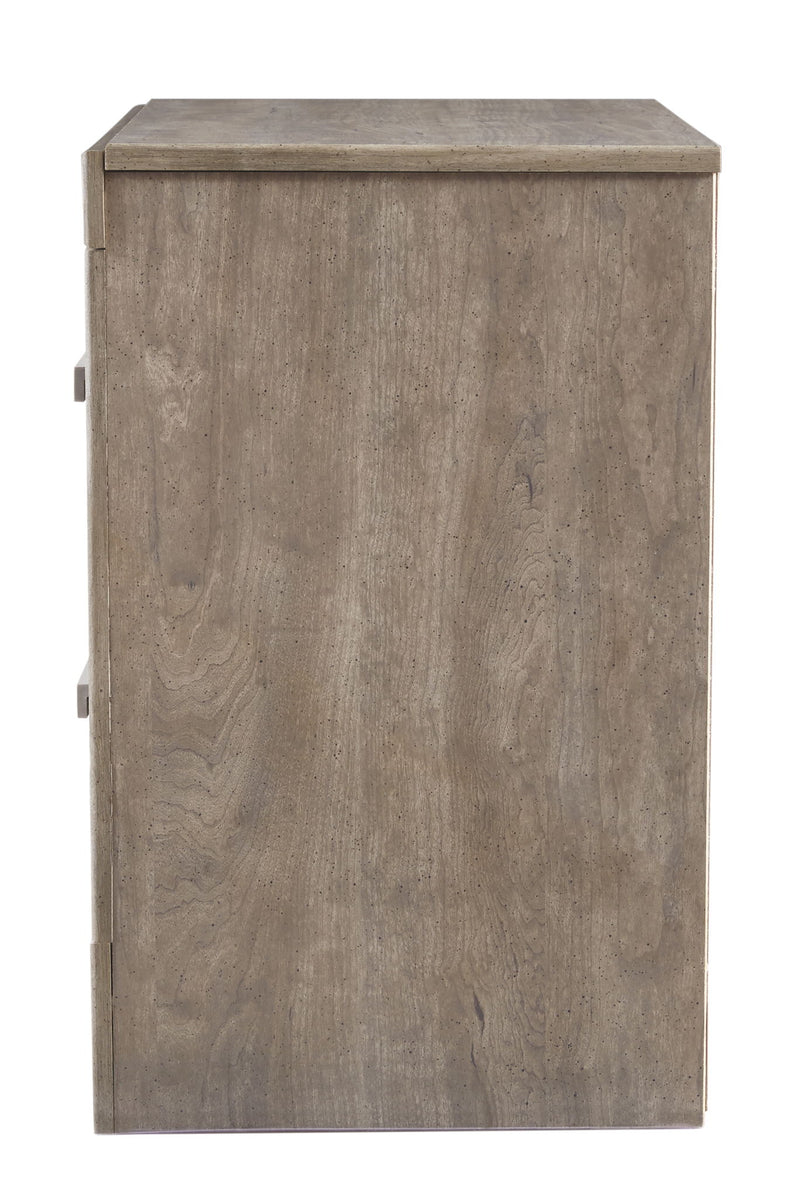 Culverbach - Two Drawer Night Stand - Gray - R&R Furniture Gallery (Fountain Valley, CA)