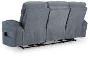 Studio Cave - Power Reclining Sofa - Steel - R&R Furniture Gallery (Fountain Valley, CA)