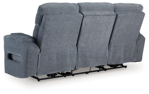 Studio Cave - Power Reclining Sofa - Steel - R&R Furniture Gallery (Fountain Valley, CA)