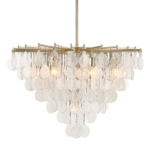 Uttermost Goccia tear drop glass pendant light hanging fixture with clear glass and modern design.
