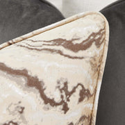 Belmont Place - Sofa - Cream / Espresso - R&R Furniture Gallery (Fountain Valley, CA)