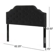 Charismatic - Size Headboard With Button Tufting And Nailhead Trim - R&R Furniture Gallery (Fountain Valley, CA)