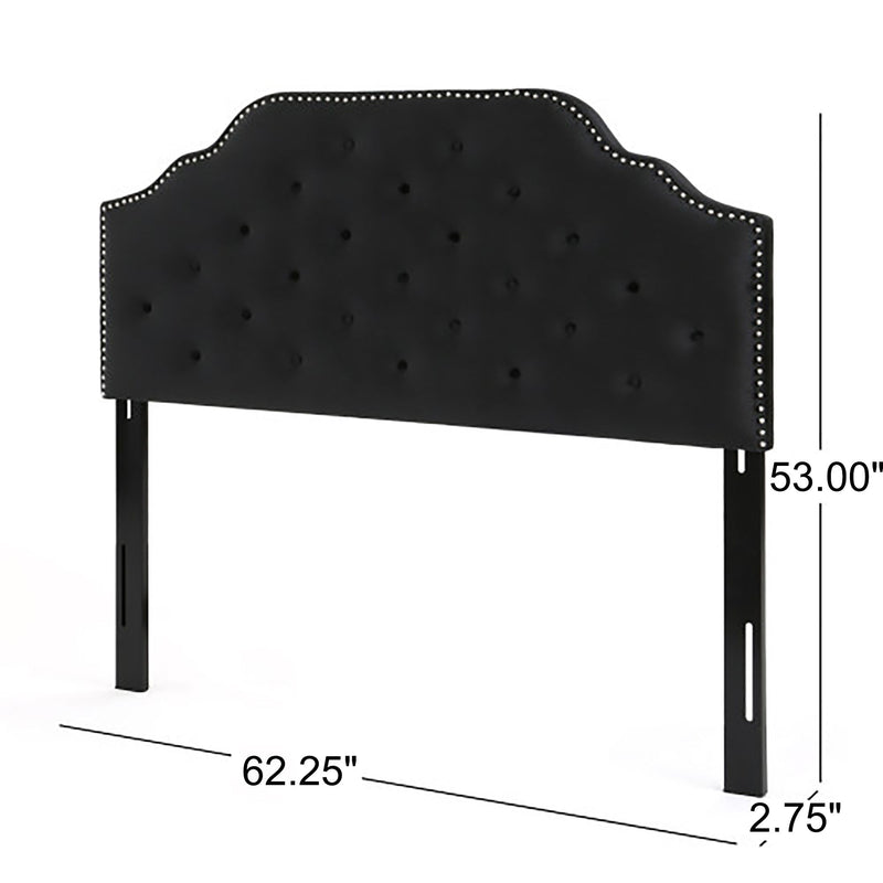 Charismatic - Size Headboard With Button Tufting And Nailhead Trim - R&R Furniture Gallery (Fountain Valley, CA)