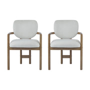 Upholstered Arm Dining Chairs (Set of 2) - R&R Furniture Gallery (Fountain Valley, CA)