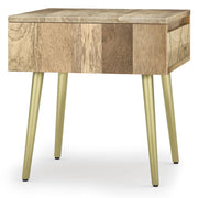 Jager - Side Table - Natural - R&R Furniture Gallery (Fountain Valley, CA)