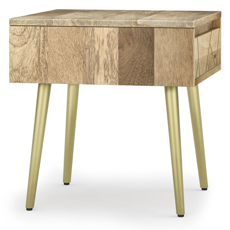 Jager - Side Table - Natural - R&R Furniture Gallery (Fountain Valley, CA)