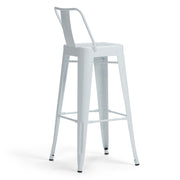 Rayne - Curved Back Metal Stool (Set of 2) - R&R Furniture Gallery (Fountain Valley, CA)
