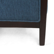 Noble House Drury contemporary fabric upholstered pushback recliner with cushioned armrests and plush seating.