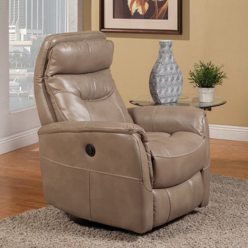 Gemini - Power Swivel Glider Recliner - R&R Furniture Gallery (Fountain Valley, CA)