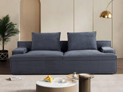 Nimbus - Oversized Full Foam 4 Seater Couch For Living Room Upholstered In Soft, Wide Armrests - R&R Furniture Gallery (Fountain Valley, CA)