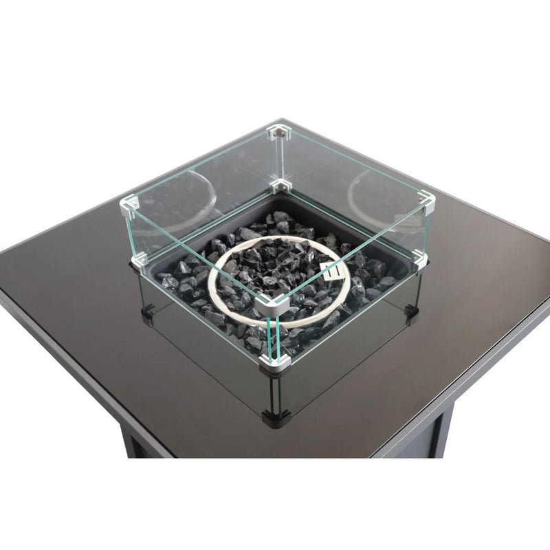 Powdercoated Fire Pit With Top - R&R Furniture Gallery (Fountain Valley, CA)