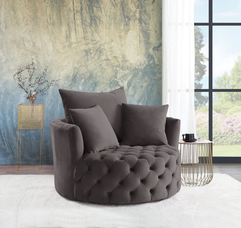 Zunyas - Accent Chair With Swivel