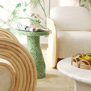 Halio - Checkered Shell Side Table - R&R Furniture Gallery (Fountain Valley, CA)