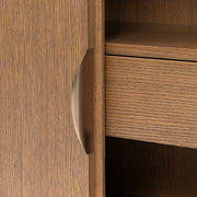 Portrait - Sideboard With LED Lights - Sienna Brown - R&R Furniture Gallery (Fountain Valley, CA)