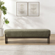 Noble House Loop Yarn Ottoman, a stylish bench ottoman with loop yarn design in neutral tones, perfect for living room or entryway.