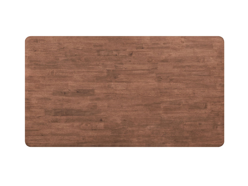 Ginny - 5 Piece With Side Chairs Dining Room Set - Walnut
