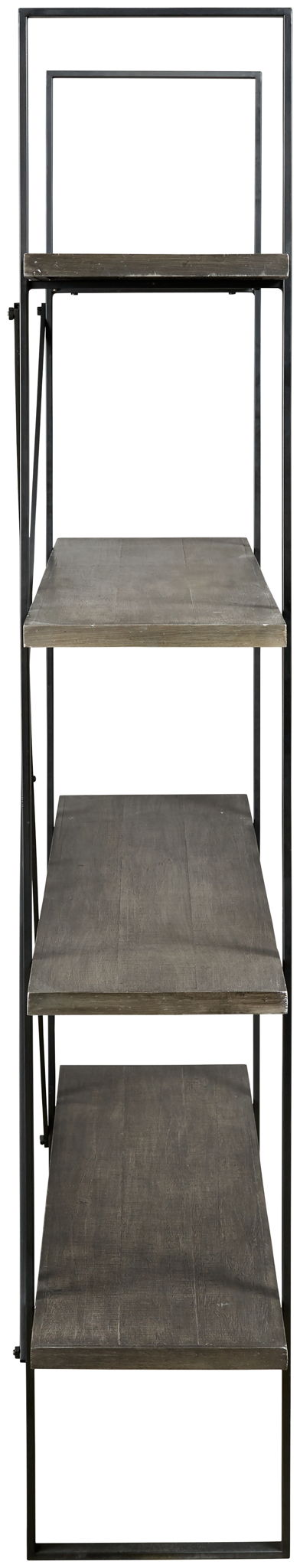 Gilesgrove - Bookcase - Black / Gray - R&R Furniture Gallery (Fountain Valley, CA)