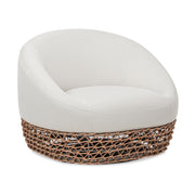 Willow - Upholstered Patio Deep Seating Armchair, Wicker Frame - R&R Furniture Gallery (Fountain Valley, CA)