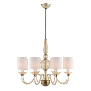Palazzo - 8 Light Chandelier - Brass / Yellow