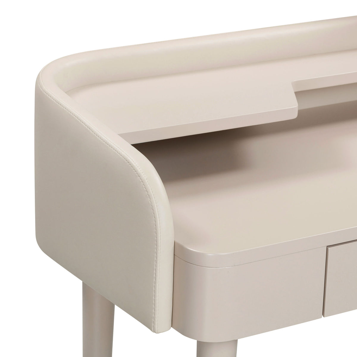 Penelope - Vegan Leather Wrapped Vanity Desk - R&R Furniture Gallery (Fountain Valley, CA)