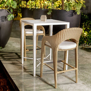 Montellano - Outdoor Bar Table - White