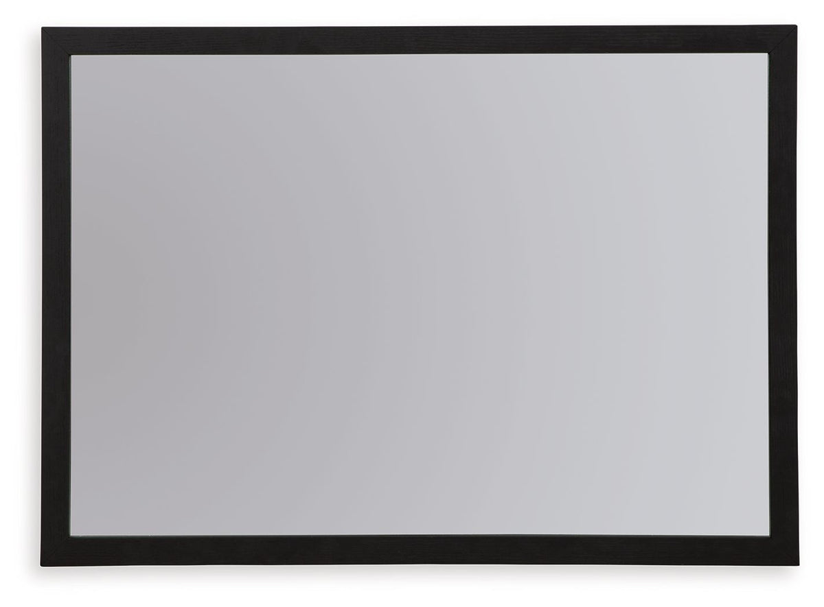 Danziar - Bedroom Mirror - Black - R&R Furniture Gallery (Fountain Valley, CA)