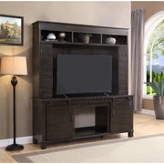 Apison - Entertainment Center (Include 91617Fir) - Espresso - R&R Furniture Gallery (Fountain Valley, CA)