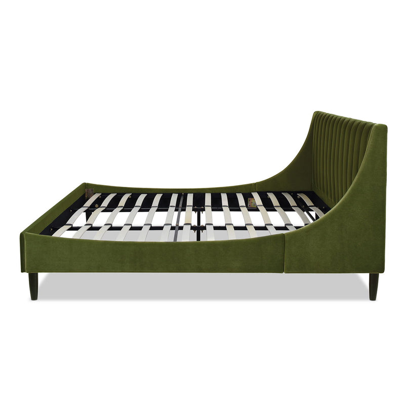 Aspen - Vertical Tufted Modern Headboard Platform Bed Set - R&R Furniture Gallery (Fountain Valley, CA)