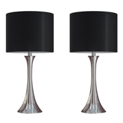 Lumi Source Lenuxe modern table lamp set with sleek contemporary design, featuring two stylish lamps with minimalist bases and shades.