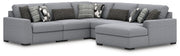 Benchcraft Bealton stationary sectional sofa with plush cushions and modern design, shown in a cozy living room setting.
