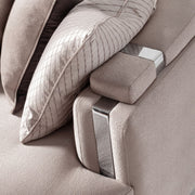 Carmela - Mansion Sofa - Zinc / Silver - R&R Furniture Gallery (Fountain Valley, CA)