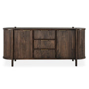 Redford - 2 Door 3 Drawer Buffet - Bark Brown - R&R Furniture Gallery (Fountain Valley, CA)