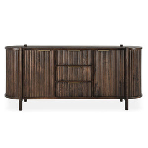 Redford - 2 Door 3 Drawer Buffet - Bark Brown - R&R Furniture Gallery (Fountain Valley, CA)