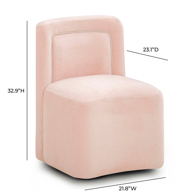 Dolce - Rolling Desk Chair - R&R Furniture Gallery (Fountain Valley, CA)