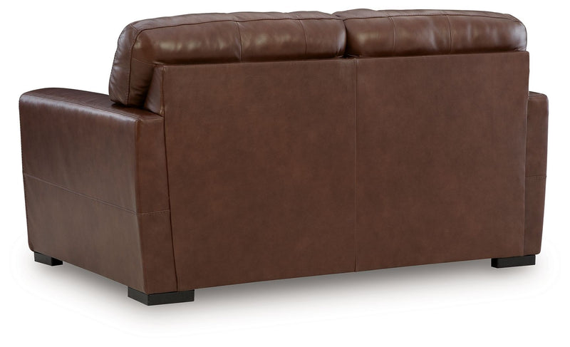Brogliano - Loveseat - Canyon - R&R Furniture Gallery (Fountain Valley, CA)