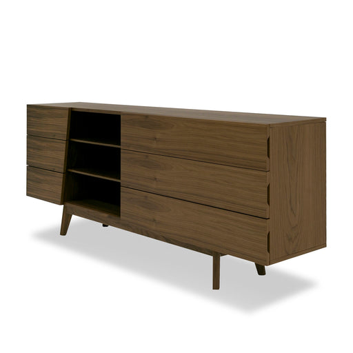 Abelard - Mid-century Walnut Dresser — view 2