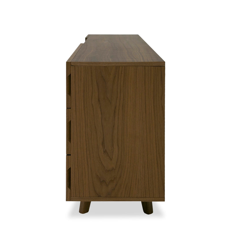 Abelard - Mid-century Walnut Dresser — view 3