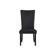 Black Jhoanna 5-piece dining table set by Global Furniture USA with a modern design and matching chairs for dining room decor.