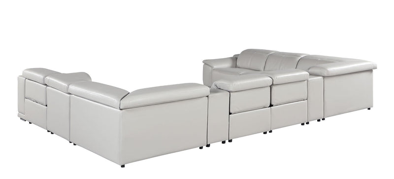 9762 - 10-Piece U-Shaped Sectional Sofa With 4 Power Recliners