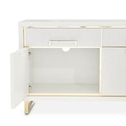 Palm Gate - Media Cabinet - Cloud White - R&R Furniture Gallery (Fountain Valley, CA)