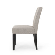 Contemporary Noble House dining chair with upholstered seat and tapered legs, part of a stylish chair set for modern dining rooms.