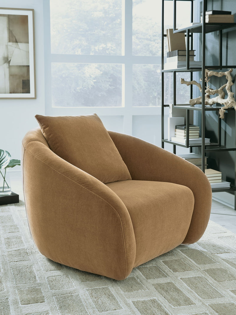 Yahya - Swivel Accent Chair - R&R Furniture Gallery (Fountain Valley, CA)