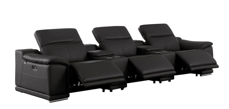 9762 - 8-Piece Modular Power Reclining Sofa And Console Loveseat Set With