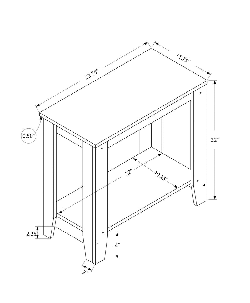 Accent Table, Side Transitional, Elegant Design - R&R Furniture Gallery (Fountain Valley, CA)